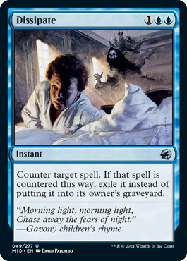 Dissipate - Innistrad: Midnight Hunt - U - 49