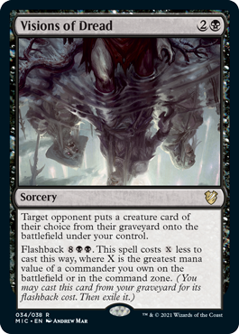 Visions of Dread - Commander: Innistrad: Midnight Hunt - R - 34