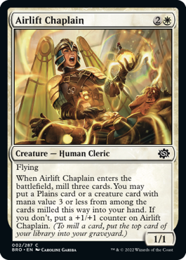 Airlift Chaplain - The Brothers' War - C - 2
