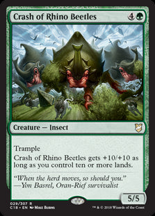 Crash of Rhino Beetles - Commander 2018 - R - 29
