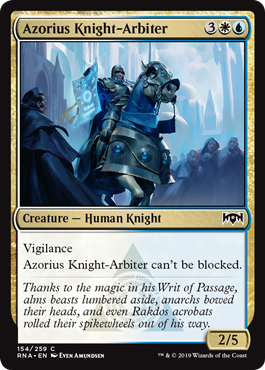 Azorius Knight-Arbiter - Ravnica Allegiance - C - 154