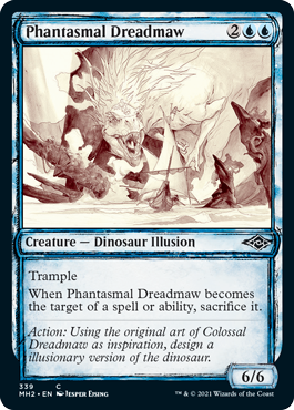 Phantasmal Dreadmaw (Showcase) - Modern Horizons 2 - C - 339
