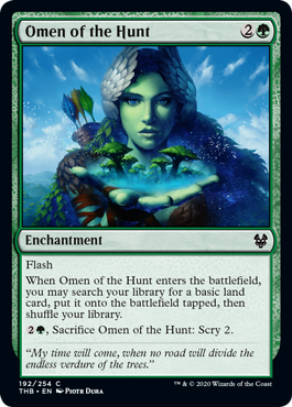 Omen of the Hunt - Theros Beyond Death - C - 192