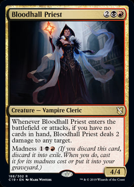Bloodhall Priest - Commander 2019 - R - 188