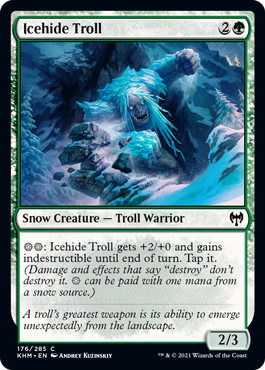 Icehide Troll - Kaldheim - C - 176