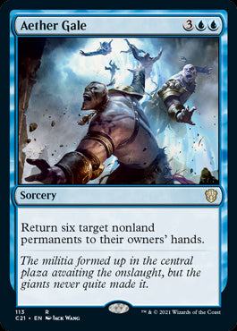 Aether Gale - Commander 2021 - R - 113