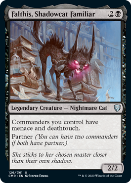 Falthis, Shadowcat Familiar - Commander Legends - U - 126