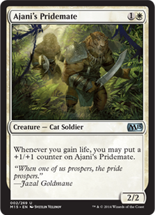 Ajani's Pridemate - Magic 2015 (M15) - U - 2