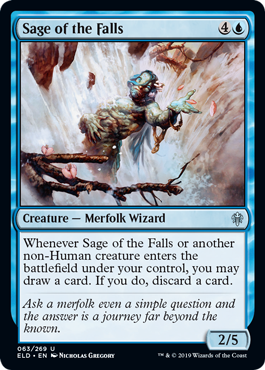 Sage of the Falls - Throne of Eldraine - U - 63