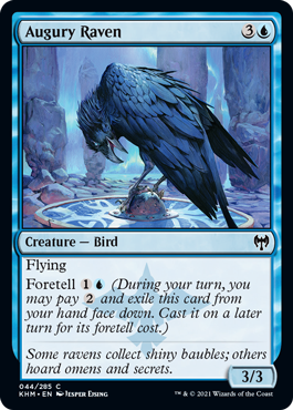 Augury Raven - Kaldheim - C - 44