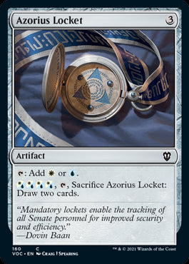 Azorius Locket - Commander: Innistrad: Crimson Vow - C - 160