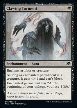 Clawing Torment - Kamigawa: Neon Dynasty - C - 91