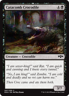 Catacomb Crocodile - Ravnica Allegiance - C - 67