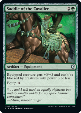 Saddle of the Cavalier - Commander Legends: Battle for Baldur's Gate - U - 251