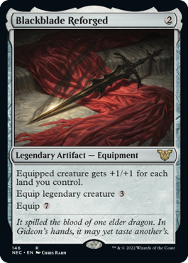 Blackblade Reforged - Commander: Kamigawa: Neon Dynasty - R - 146