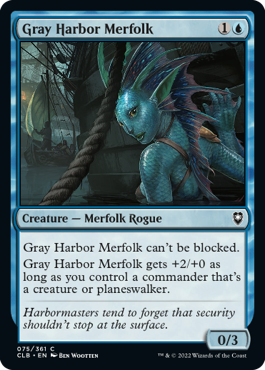 Gray Harbor Merfolk - Commander Legends: Battle for Baldur's Gate - C - 75