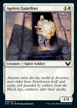 Ageless Guardian - Strixhaven: School of Mages - C - 8