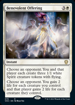Benevolent Offering - Commander: Innistrad: Crimson Vow - R - 78