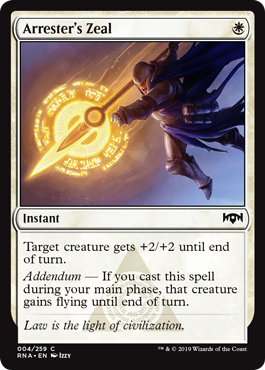 Arrester's Zeal - Ravnica Allegiance - C - 4