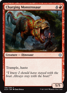 Charging Monstrosaur - Ixalan - U - 138