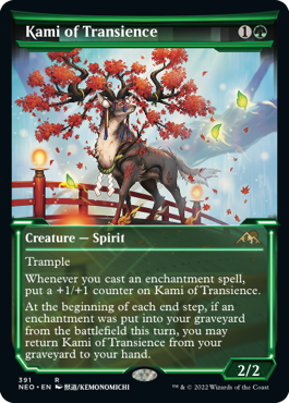 Kami of Transience (Showcase) - Kamigawa: Neon Dynasty - R - 391