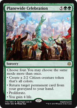 Planewide Celebration - War of the Spark - R - 172
