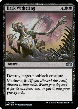 Dark Withering - Dominaria Remastered - U - 79
