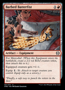 Barbed Batterfist - Phyrexia: All Will Be One - C - 121