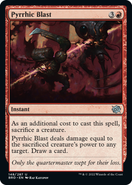 Pyrrhic Blast - The Brothers' War - U - 148