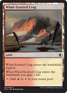 Wind-Scarred Crag - Khans of Tarkir - C - 247