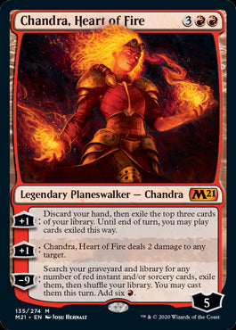 Chandra, Heart of Fire - Core Set 2021 - M - 135