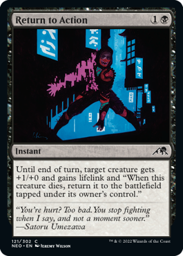 Return to Action - Kamigawa: Neon Dynasty - C - 121