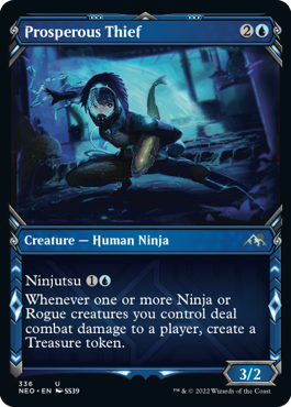 Prosperous Thief (Showcase) - Kamigawa: Neon Dynasty - U - 336