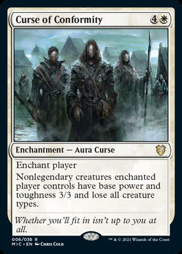Curse of Conformity - Commander: Innistrad: Midnight Hunt - R - 6