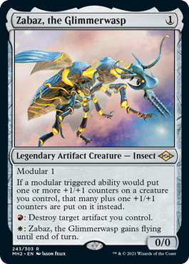 Zabaz, the Glimmerwasp - Modern Horizons 2 - R - 243