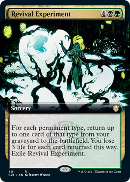 Revival Experiment (Extended Art) - Commander 2021 - R - 401