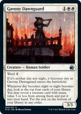 Gavony Dawnguard - Innistrad: Midnight Hunt - U - 20