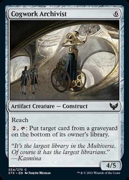 Cogwork Archivist - Strixhaven: School of Mages - C - 254