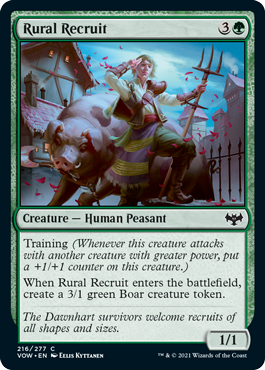 Rural Recruit - Innistrad: Crimson Vow - C - 216