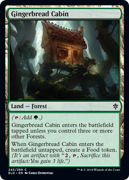 Gingerbread Cabin - Throne of Eldraine - C - 245