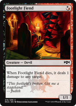 Footlight Fiend - Ravnica Allegiance - C - 216