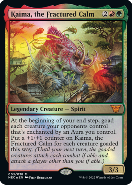 Kaima, the Fractured Calm - Commander: Kamigawa: Neon Dynasty - M - 3