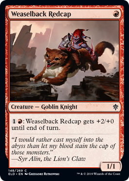 Weaselback Redcap - Throne of Eldraine - C - 148