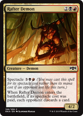 Rafter Demon - Ravnica Allegiance - C - 196