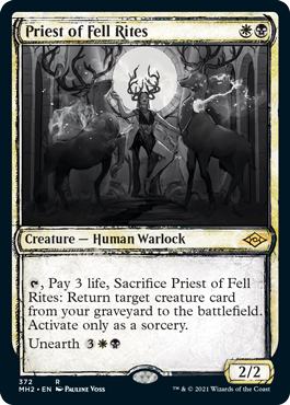 Priest of Fell Rites (Showcase) - Modern Horizons 2 - R - 372