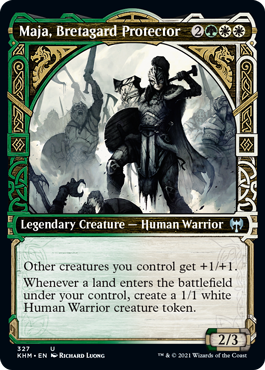 Maja, Bretagard Protector (Showcase) - Kaldheim - U - 327