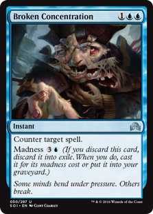 Broken Concentration - Shadows over Innistrad - U - 50