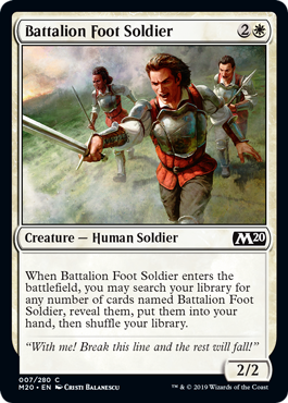 Battalion Foot Soldier - Core Set 2020 - C - 7