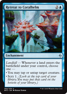 Retreat to Coralhelm - Battle for Zendikar - U - 82
