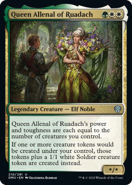 Queen Allenal of Ruadach - Dominaria United - U - 210